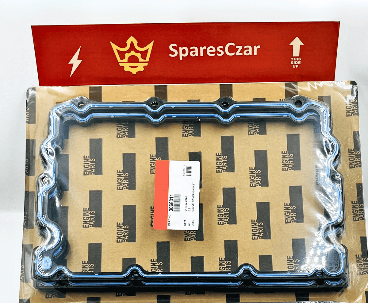 Rocker Lever Cover Gasket, 3066311 (Pack of 3) For Cummins N14, NT855 Engine