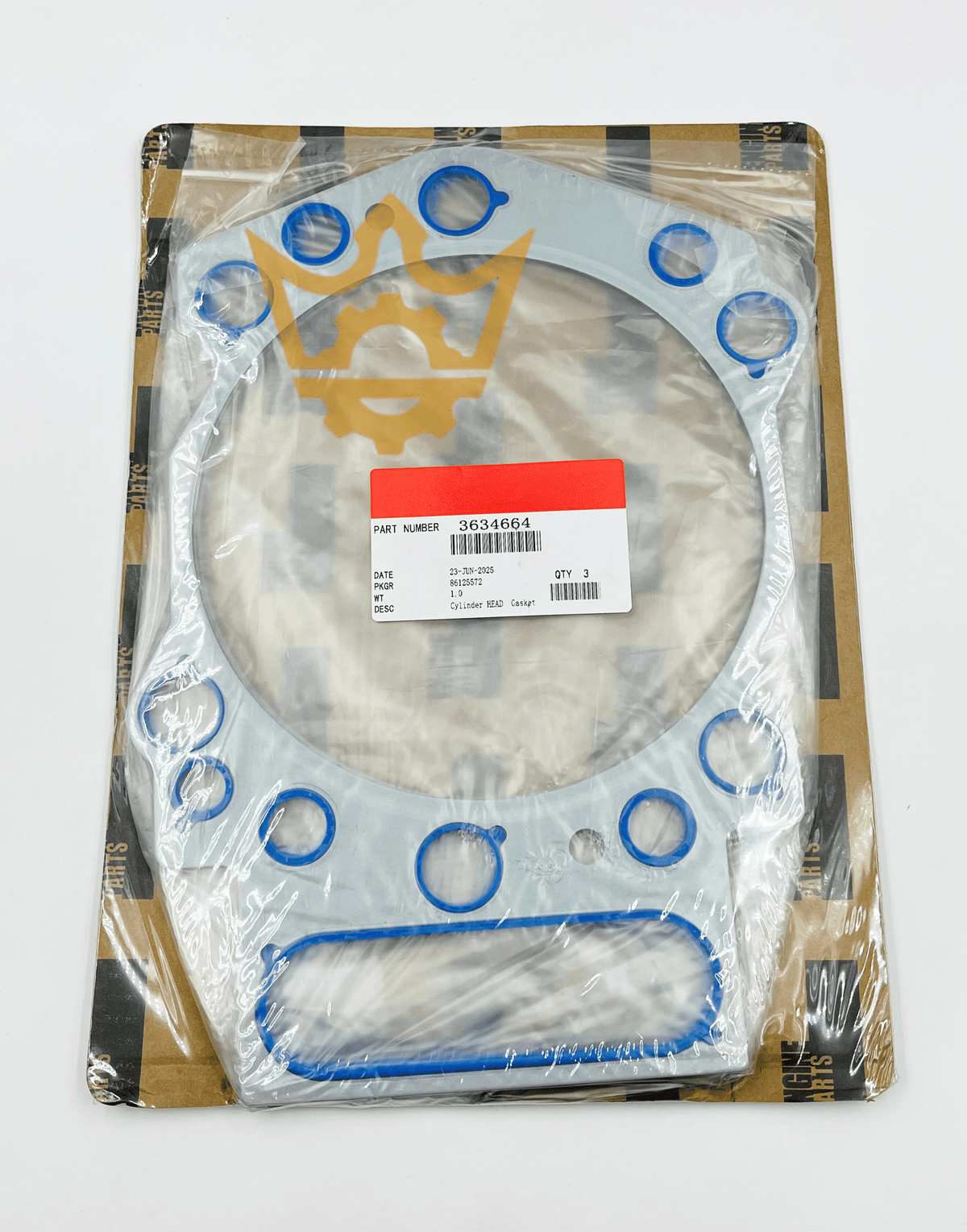 Cylinder Head Gasket, 3634664, (Pack of 6) For Cummins K19 K38 Engines