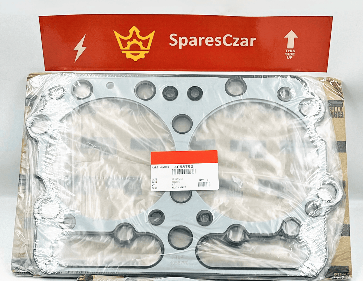 Cylinder Head Gasket, 4058790, (Pack of 3) For Cummins N14, NT855 Engine