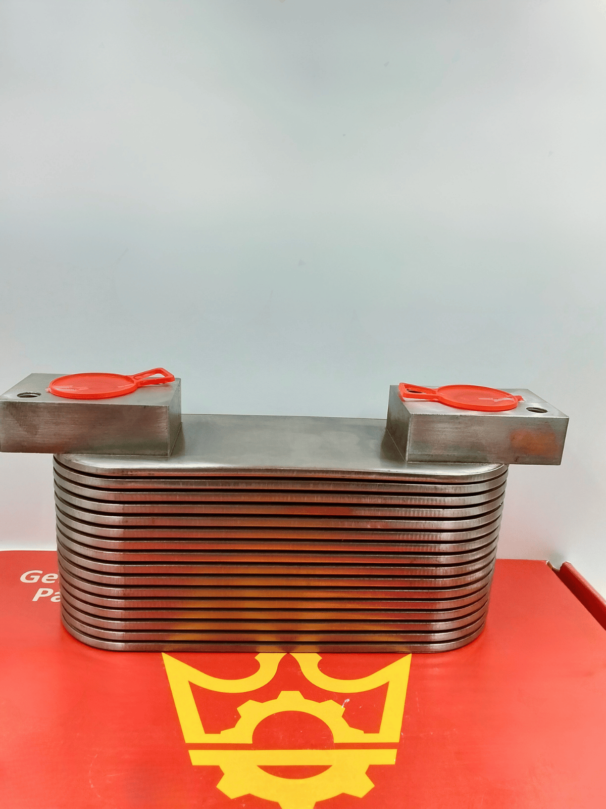 4095096 Cummins Engine Oil Cooler Core, 16-Plate for K19, KTA19, K38, K50, QSK19