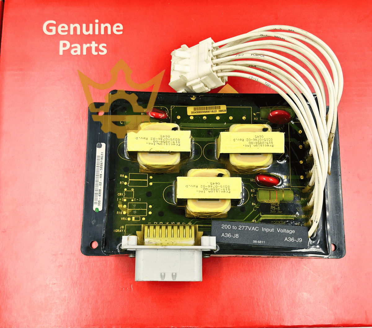 Onan PCB Potted PT/CT, 0300-4308-02, Cummins A36 PC Board